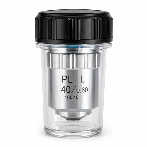 Obiettivo microscopio l - obiettivo, pl