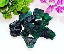 Gemma Sciolta In Pietra Verde Naturale Grezza 184,20 Ct Con Regalo Gratuito