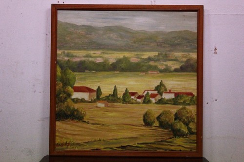 Quadro dipinto olio - su, tela