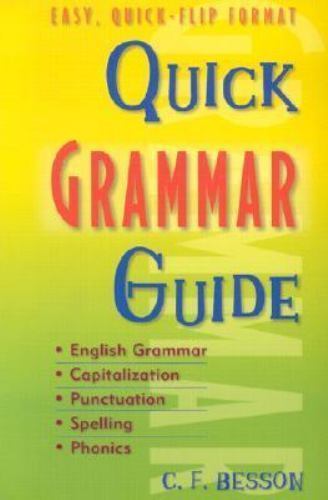 Quick grammar guide - quick,