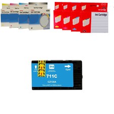 HP CZ130A 711 CARTUCCIA COMPATIBILE NO ORIGINALE CIANO 29 ml