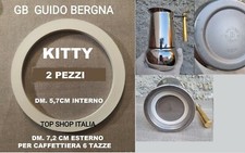 SET 2 PEZZI GUARNIZIONE 6 TAZZE DM.7,2 PER CAFFETTIERA GB KITTY ORO  11 2023