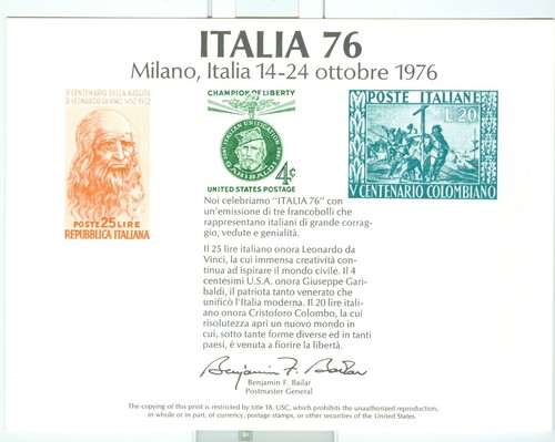 Foglietto emissione congiunta - emissione,