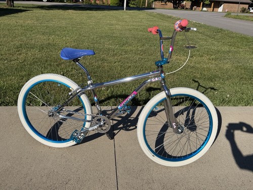 Telaio bici cromato gt pro - bici,