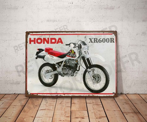 Plaque métal vintage honda - métal,
