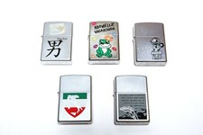 ZIPPO 5 ACCENDINI INUSATI (6047)