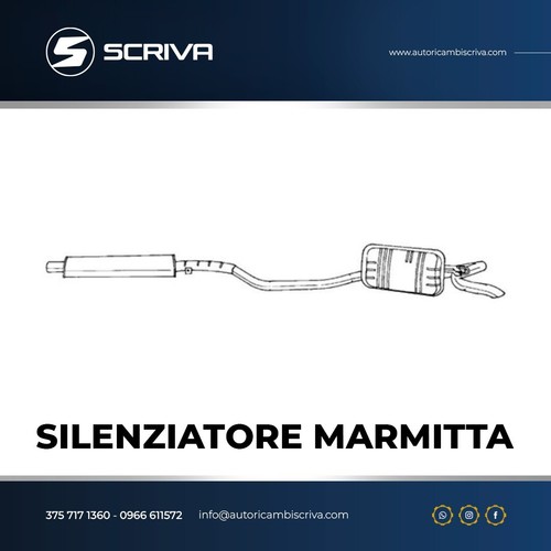 Marmitta silenziatore - marmitta,