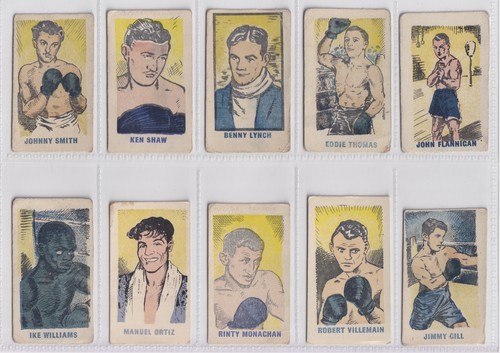 Trade cards popular boxers - trade,