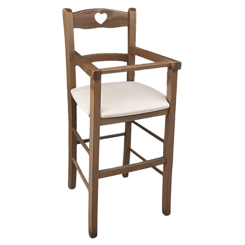 Seggiolone legno color - seggiolone,