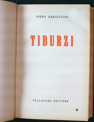 Tiburzi bargellini piero - bargellini,