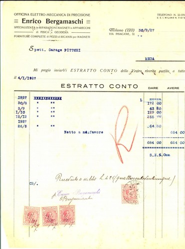1927 milano via pisacane - via,