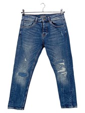 Zara Jeans Uomo Strappati Blu