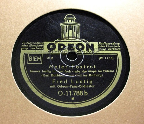 Fred lustig odeon - fred, danza