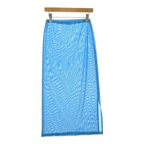 Maxi gonna plissettata blu