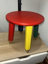 Sgabello bambino multicolore