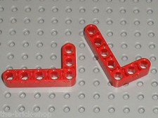 LEGO Technic 2 Red Beam 3 x 5