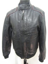 GIACCA BOMBER MOTO PELLE RUGBY