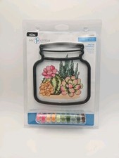 Bucilla Terrario Cactus Punto Croce Contato per Principianti Facile Semplice NUOVO