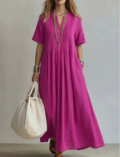 Maxi abito donna - , cotone