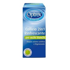 Optrex ActiDrops 2in1 Collirio Rinfrescante e Lenitivo con Estratti Naturali per