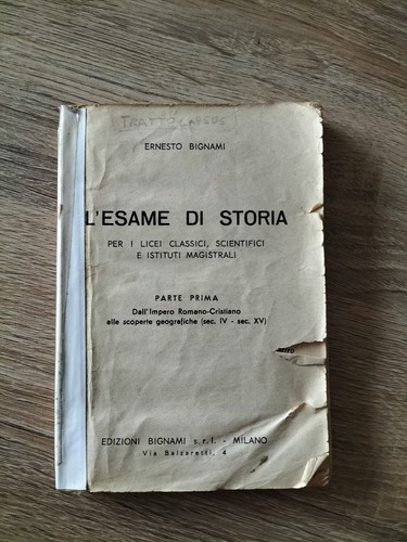Bignami esame di storia - "l'esame, storia"