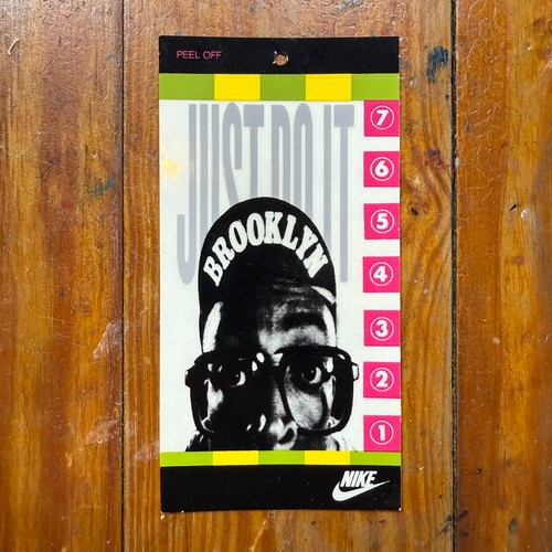Adesivo vintage 1990 nike air - vintage,