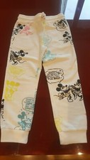 Pantaloni  tuta Zara bimba panna con Minnie e Topolino  6 anni usato c.nuovo 