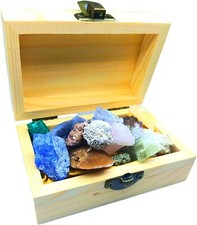 Set Lotto 15 Pietre Naturali Gemme Preziose Kit minerali piccolo geologo