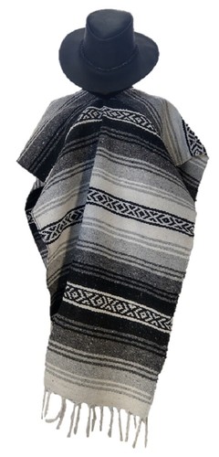 Poncho cappello nero - poncho, e