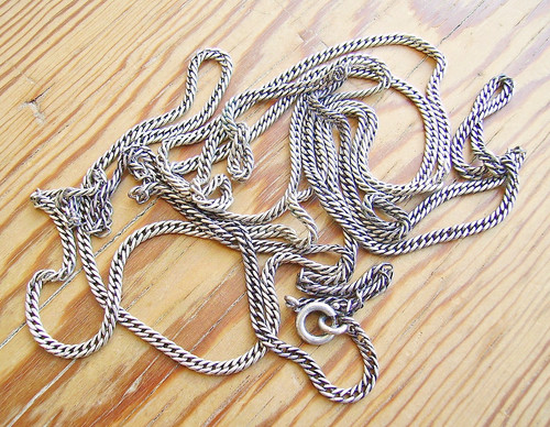 Antico lungo argento sterling