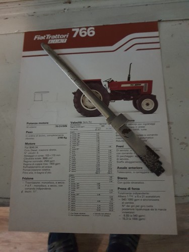 Fiat 766 trattore depliant - 766,