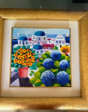 ATHOS FACCINCANI - olio su tela - DIPINTO 40x40  (OPERA INCORNICIATA)