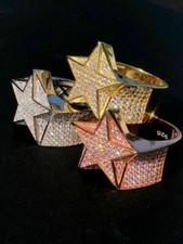 Anello stella zirconi mignolo