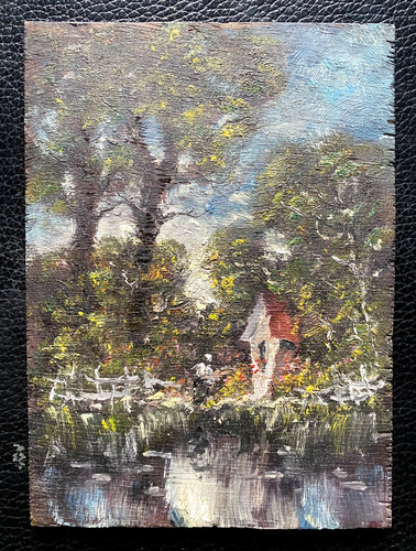 Dipinto olio marterl - dipinto,