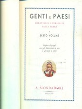 GENTI E PAESI. 6 VOLUMI PRIMA