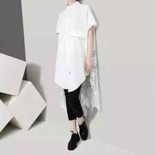 Elegante maglia maxi casacca