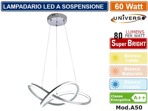 Lampadario led sospensione - a,