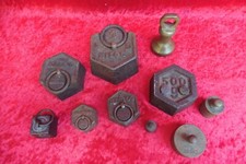 10 Molto vecchio Pesi, 6x