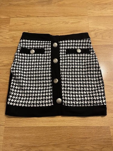 Gonna donna balmain nera - balmain,