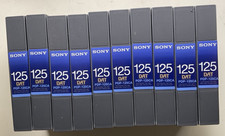 Lot of 10 DAT Sony Digital