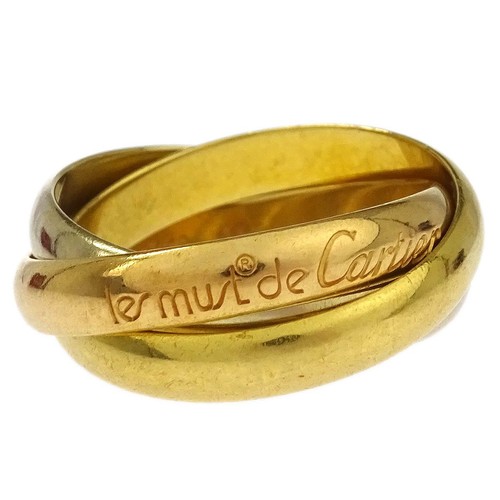 Anello cartier trinity au750 - trinity,