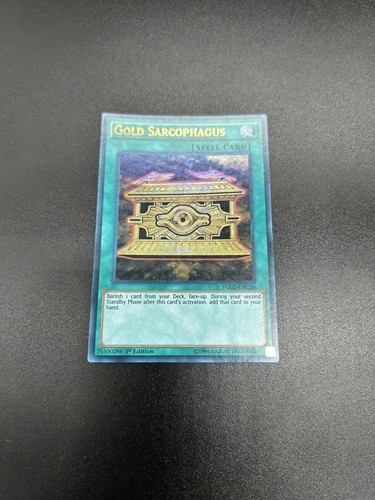 Tcg gold sarcophagus - yu-gi-oh!,