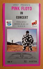 ticket billet used stub place concert  PINK FLOYD 1989 PARIS