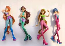 Lotto 4 Figure Winx Club - Altezza 11,5 cm