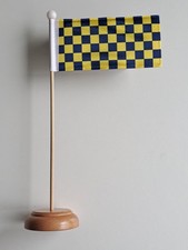 Bandiera da tavolo in legno a