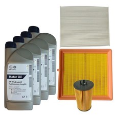 Kit Tagliando Per Opel Adam 1.2 1.4 Benzina GPL Filtri 4 Lt GM 5W30