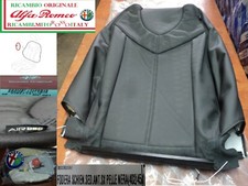 Fodera pelle nera - fodera, sedile