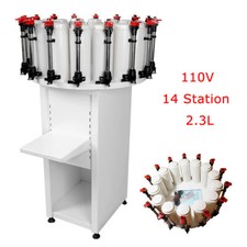 14Station Paint Colorant Dispenser 2.3L Double Gauge Paint Mixer Tinting Machine