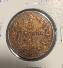 5 CENTESIMI 1861 M REGNO D'