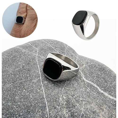 Anello uomo acciaio - uomo,